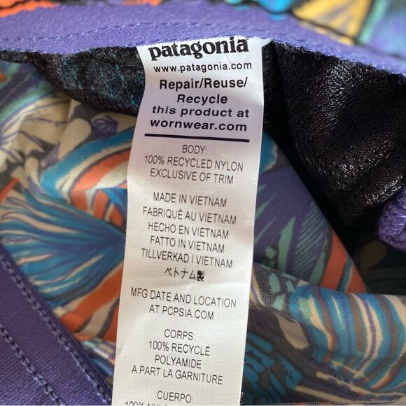 Patagonia NWTS Baggies 5 Inch Inseam Shorts Joy Pitch Blue size XS - Picture 8 of 9